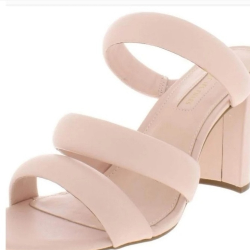Avec Les Filles Pink Mara Women's Sandals Heels